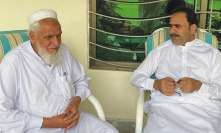 سوات، فضل حکیم  سے  پی ٹی آئی رہنما ء حاجی سید فرین خان کی اہم ملاقات