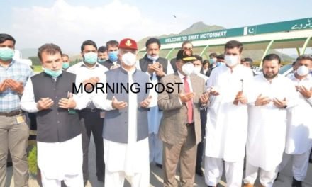 پختونخوا وزیر اعلی محمود خان  نے سوات موٹروے چکدرہ انٹر چینج کا افتتاح کردیا