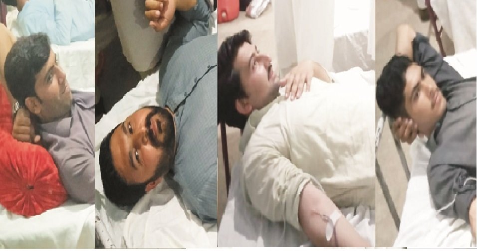 سوات علاقہ کوکارئی میں بلڈ کیمپ کا انعقاد،درجنوں افراد نے خون کے عطیات دئے
