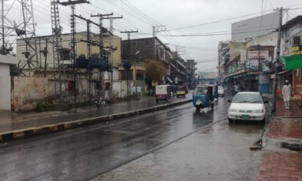 مینگورہ سمیت سوات کے مختلف علاقوں میں موسلا دار بارش جاری