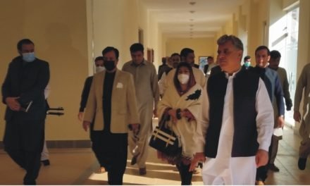 ایم پی اے رابعہ بصری کا سیدوہسپتال اور میڈیکل کالج کے نئی بلڈنگ  کا دورہ