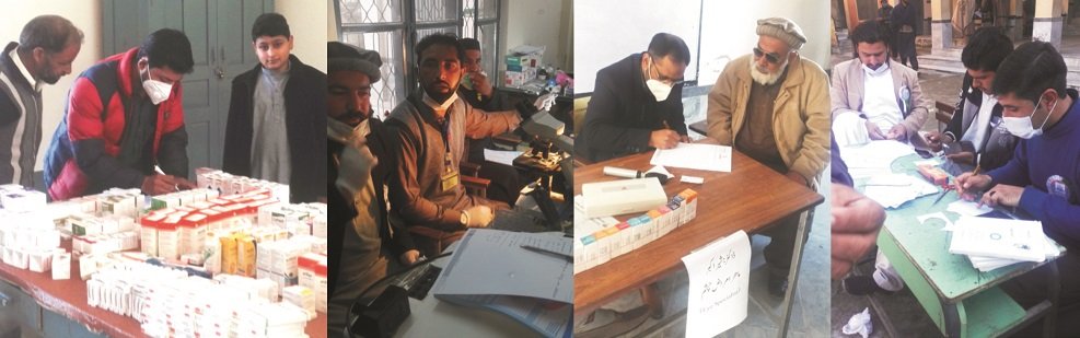تنظیم خپل کلی وال کاروان کے زیراہتمام ایک روزہ فری میڈیکل کیمپ کا انعقاد