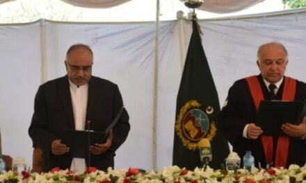 چیف جسٹس پشاور ہائیکورٹ قیصر رشید نے اپنے عہدے کا حلف اٹھالیا