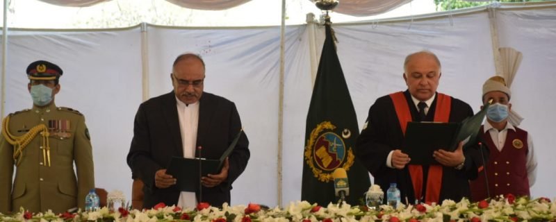 چیف جسٹس پشاور ہائیکورٹ قیصر رشید نے اپنے عہدے کا حلف اٹھالیا