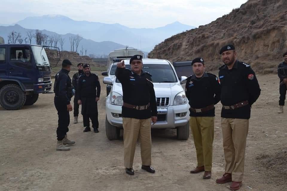 سوات پولیس کا ہیوی ویپن سے فائرنگ و نشانہ بازی کا شاندار مظاہرہ