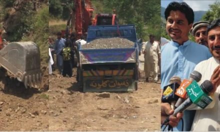 سوات : تحصیل کبل کے علاقے قلاگئے میں 10 کلومیٹر سڑک پر تعمیراتی کام کاآغاز