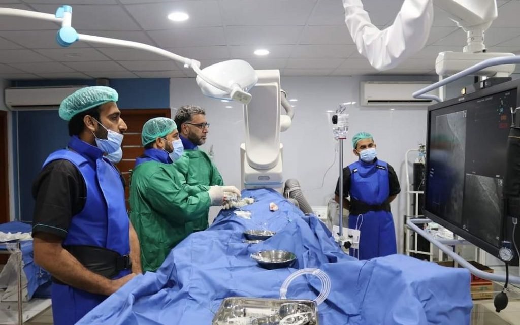 سوات سیدو ٹیچنگ ہسپتال میں مریضوں کیلے اینجیوگرافی اور سٹنٹ ڈالنے کی سہولت شروع