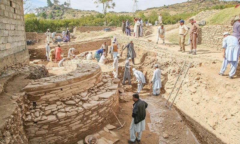 پاکستان کے علاقہ سوات میں23 سو سال پرانا بدھ مت کا “Apsidal” مندر دریافت ہوگیا