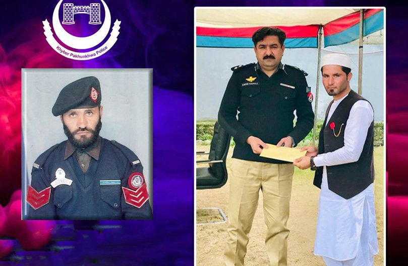 سوات میں شہید ہونے والے ہیڈ کانسٹیبل کا بیٹااسسٹنٹ سب انسپکٹرتعینات