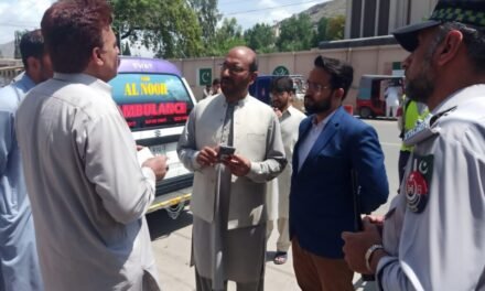 سوات،گاڑیوں میں غیر ضروری سائرن اور  ایمرجنسی لائٹس استعمال کرنے کے خلاف کارروائی