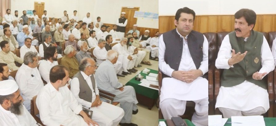سوات موٹروے فیز 2 سے متاثرہ مالکان کے نمائندہ وفد کے ساتھ کمشنر آفس میں اہم جرگہ