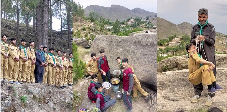 خپل کورسکاوٹ یونٹ طلباء کے لئے ایک روزہ آوٹ ڈور میٹنگ اور ہائیک