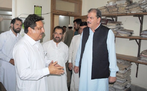 صوبائی وزیر آبپاشی ارشد ایوب خان کا سوات کا دورہ،جاری منصوبوں کا جائزہ