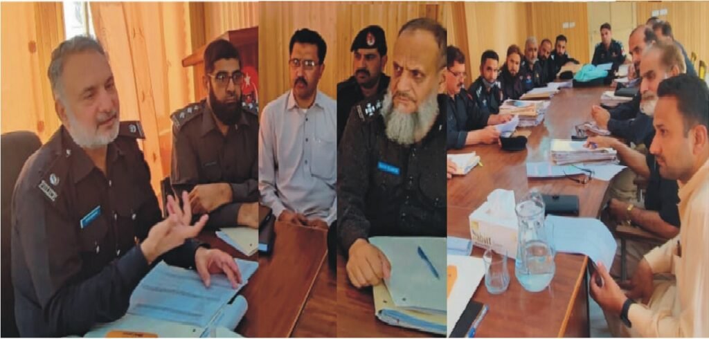 سوات پولیس تفتیشی آفسران کے لئے کرائم میٹنگ کا انعقاد