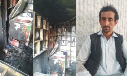 امانکوٹ میں غریب محنت کش دوکاندار کا کریانہ دوکان جھل گیا،ڈی سی سوات سے مدد کی اپیل