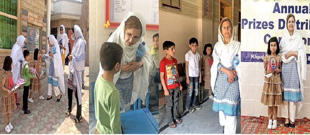 والی سوات کی نواسی زیب النساء جیلانی کا یتیم بچوں کے لئے بنا خپل کور ویلج پرائمری سکول اور ہاسٹل فلیٹس کا دورہ