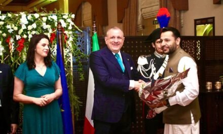 بوائز سکاؤٹس کمشنر سردار وقار شہزادکا پاکستان میں اٹلی کے سفیر سے ملاقات