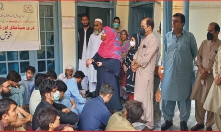 سیدوشریف میں منشیات کے عادی افراد کے لئے فری میڈیکل کیمپ منعقد