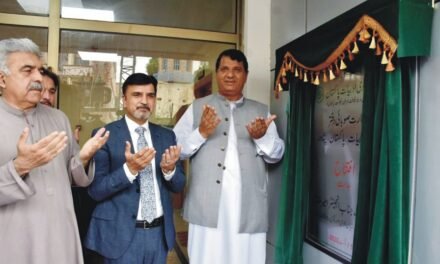 امیر مقام نے ادبی کمپلکس کے نئی عمارت کا افتتاح کردیا