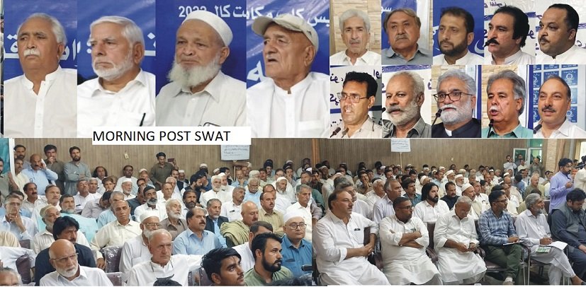 سوات قومی جرگہ کا گرینڈ کانفرنس،اہم مسائل کے خاتمے کے لئے بڑے فیصلے