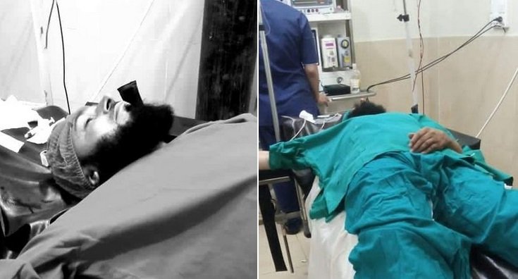 دہشت گردوں کی فائرنگ سے زخمی ڈی ایس پی پیر سید سی ایم ایچ راولپنڈی منتقل