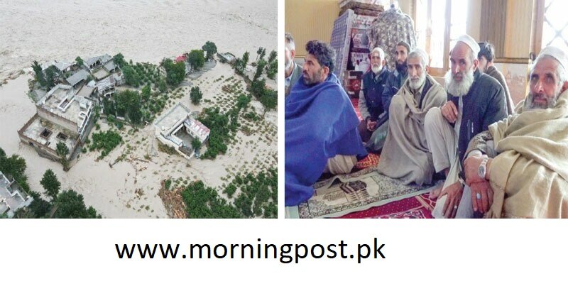 سوات مدین میں 12 سال بعد دوبارہ پورا گاؤں سیلابی ریلے کے نظر ہوگیا