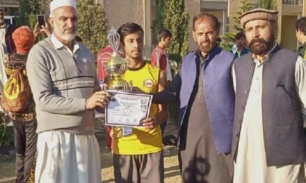 سوات اتھلیٹکس کھلاڑی نے 5 فٹ 8 انچ ہائی جمپ لگا کر ریکارڈ بنا لیا