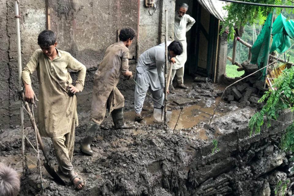 سوات ،طوفانی بارشوں نے تباہی مچا دی،سیرتیلگرام میں گھروں اور جانوروں کو نقصان