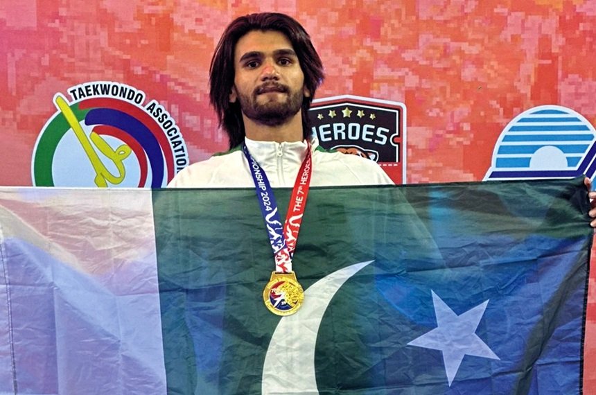 پاکستان کے ایک اور نوجوان کھلاڑی نے ملک کانام روشن کردیا،بنکاک میں گولڈ مڈل جیت لیا