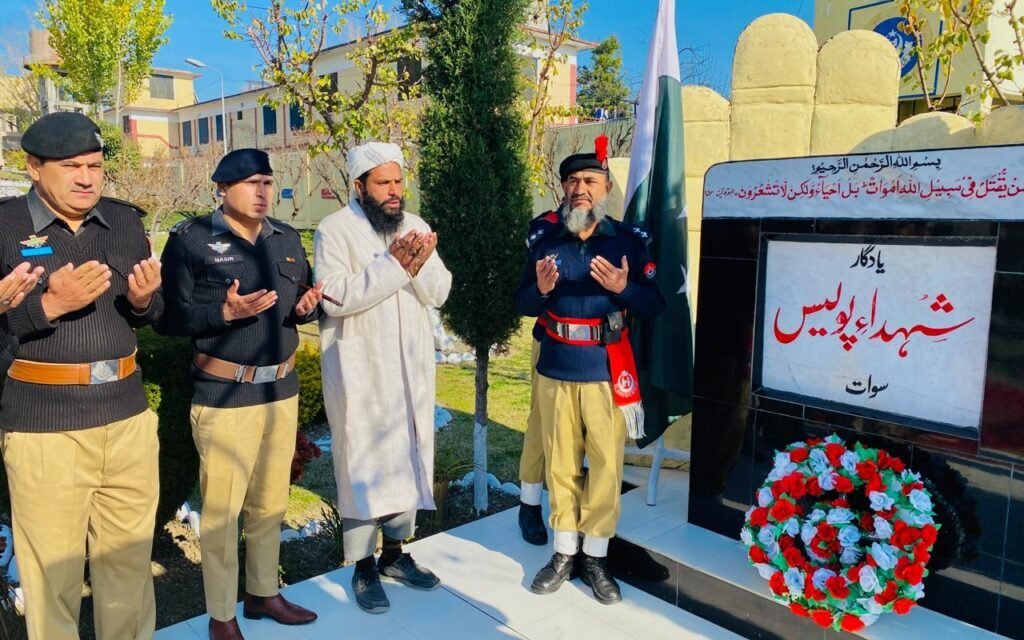 ڈی پی او سوات ناصر محمود کا جاوید اقبال شہید پولیس لائنز کبل کا دورہ